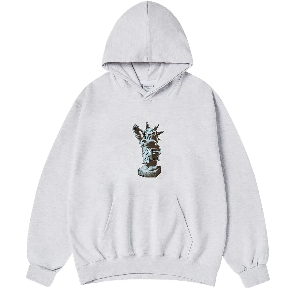 [ADLV] Ac Bear Statue Of Liberty Hoodie Melange